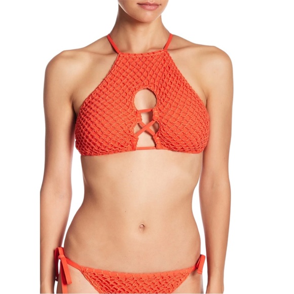 Lucky Brand Los Cabo's High Neck 2-Piece Bikini - Picture 2 of 11